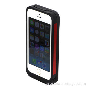 Detachable Solar Power Case for iPhone 5/5S/5C, It Combines 2 Function Case and Solar Power Bank